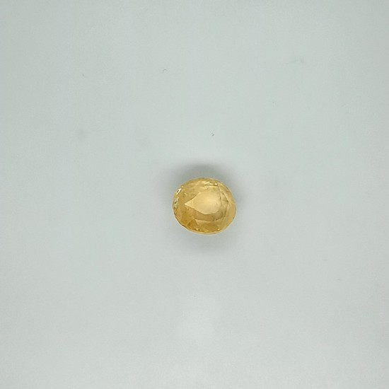 Yellow Sapphire (Pukhraj) 8.77 Ct Good quality Yellow Sapphire (Pukhraj) 8.77 Ct Good quality